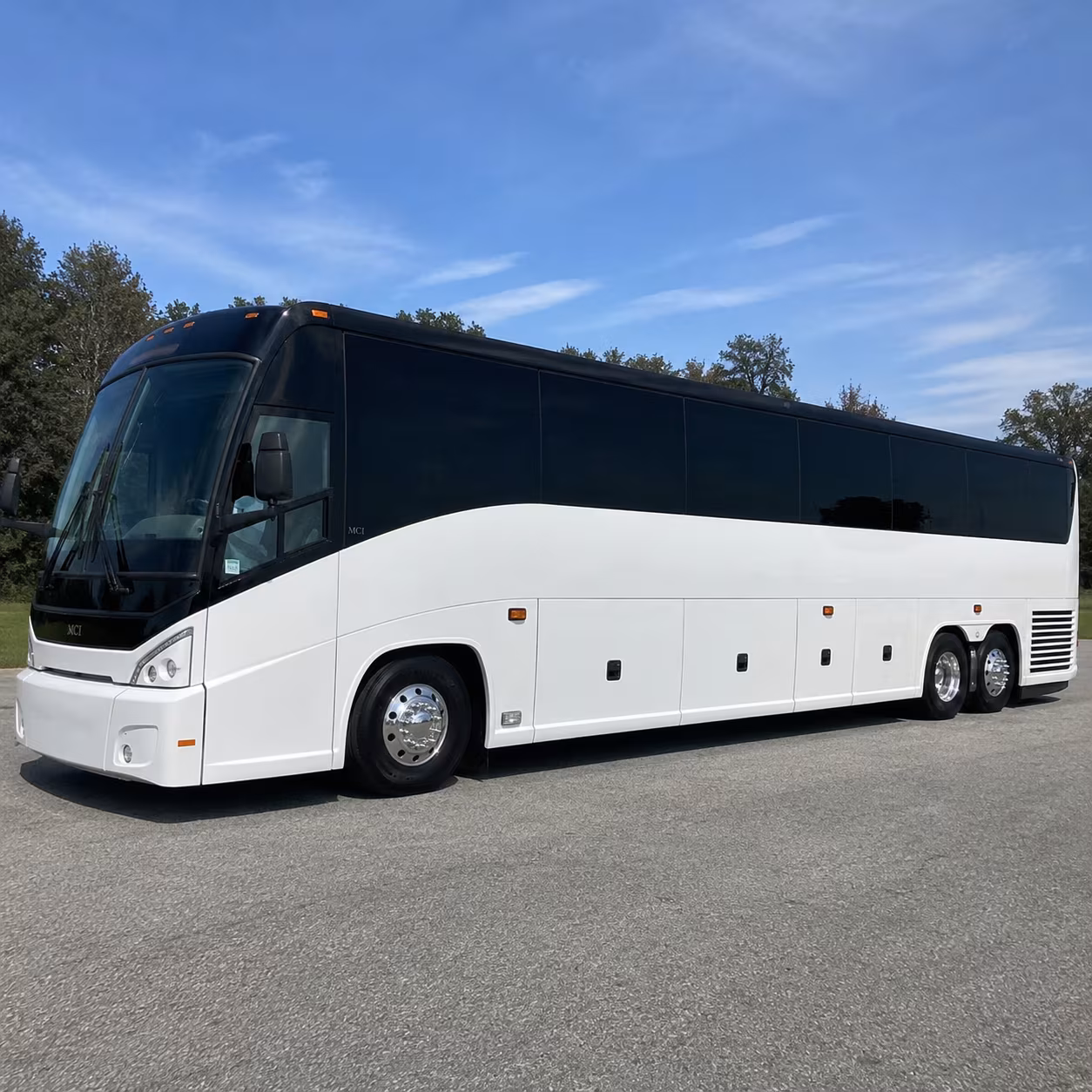 bus rental options for conroe trips