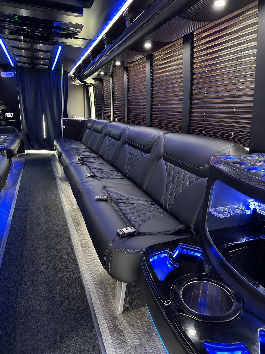 conroe concert party bus rental