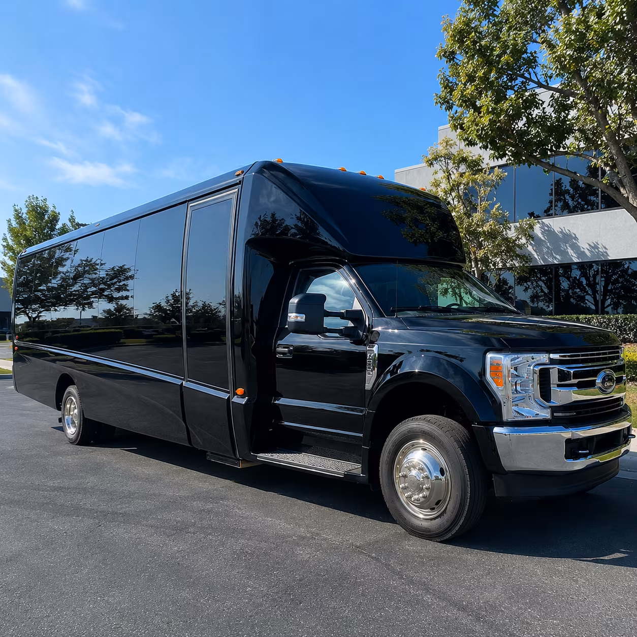 conroe sporting event transportation onboard seating