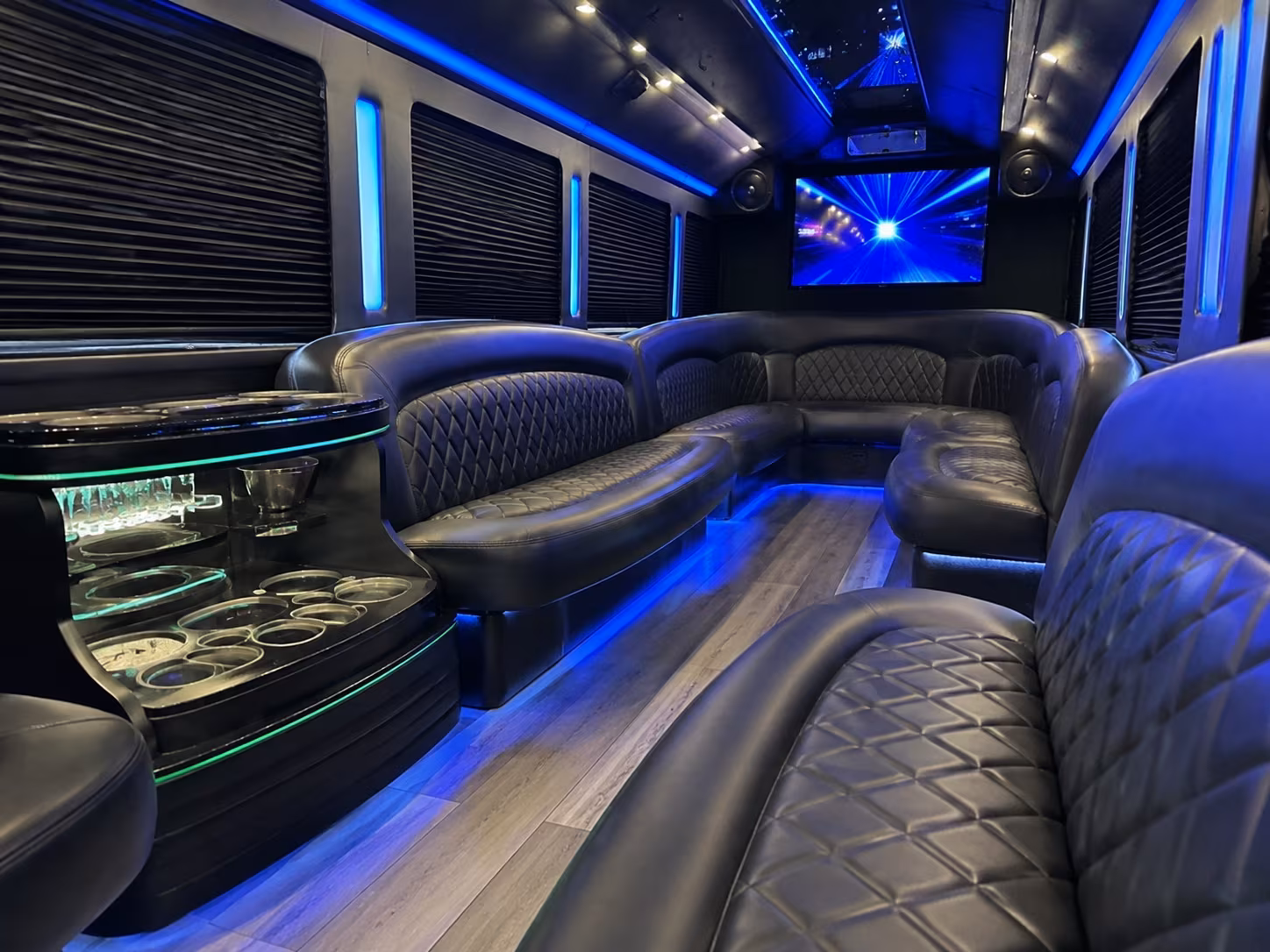 party bus transportation for conroe area proms