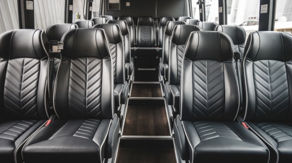 18 passenger minibus inside baytown