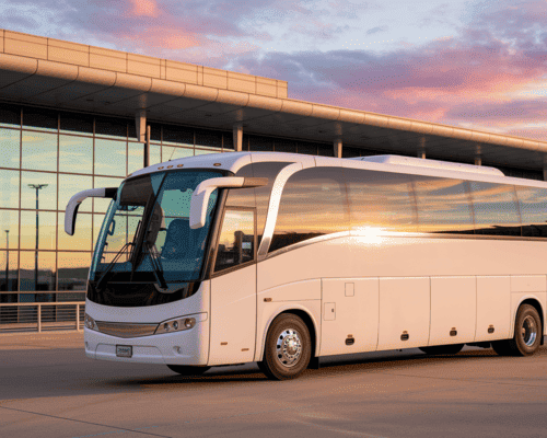 airport shuttle bus rental