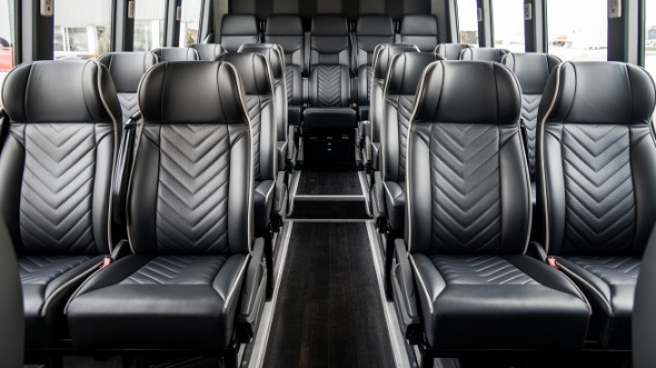 25 passenger minibus inside baytown