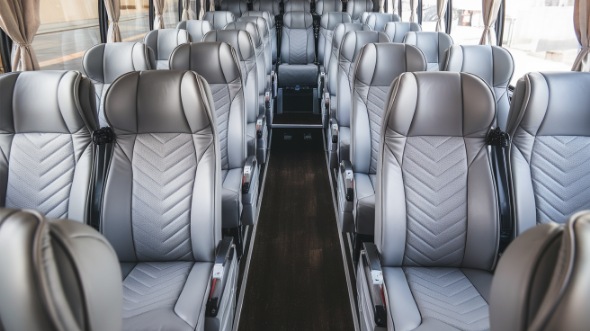 50 passenger charter bus interior