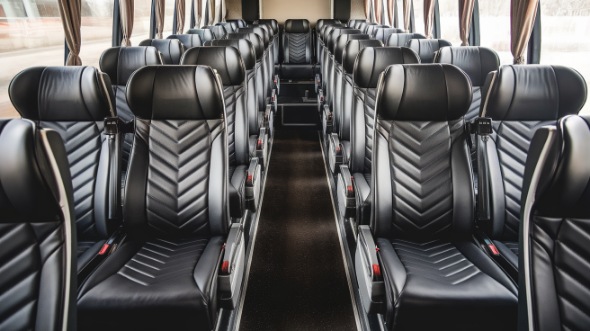 56 passenger charter bus rental conroe