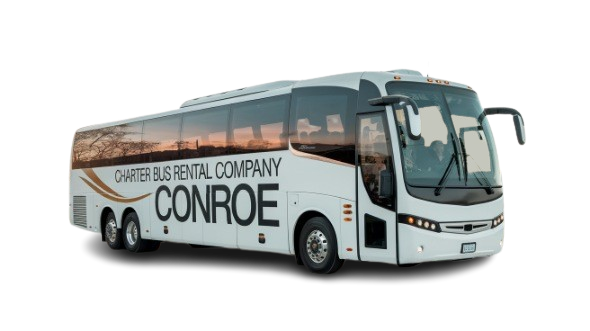 conroe charter bus image